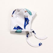Image of MINI RODINI budgie baby helmet, blue