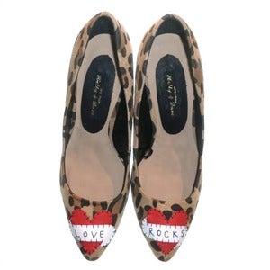 Image of SALE! 'Love Rocks' Leopard Stilettoes