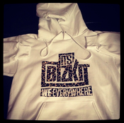 Image of White "We Everywhere" Leopard Print Hoodie