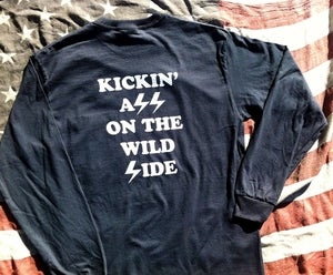 Image of KICKIN' ASS Long Sleeve Pocket Tee