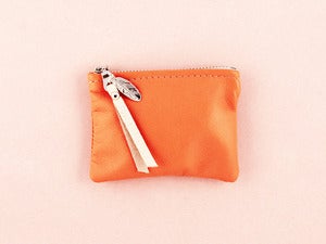 Image of MONEDERO COIN PURSE - TANGERINE