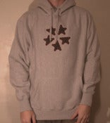 Image of Logo Pullover Hood - Ash