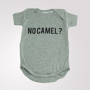 Image of No Camel Romper Grey