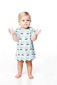 Image of Urban Dress All Over Print Mint Green
