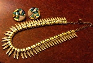 Native Fringe Collar Necklace Image of Native Fringe Collar Necklace