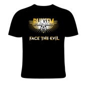 Image of BLIKSEM Face the Evil cover T-shirt