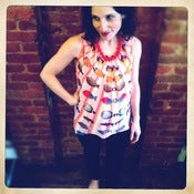 Image of Clover Canyon Fish-Ray Chiffon Blouse