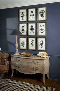 Image of Classic Oak Bow Front 2 Drawer Chest