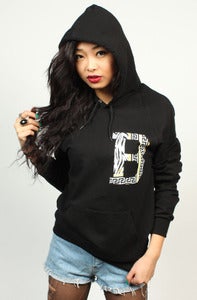 Image of Gianni B Hoodie Black Women's