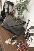 Image of Gunmetal Navigli Clutch