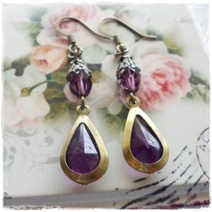Image of Cabaret Earrings (purple)