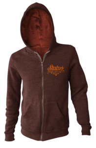 Image of Status Serigraph Zip Up Hoodie