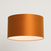 Image of Sienna silk shade with white fabric lining
