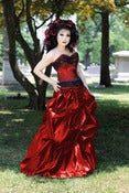 Image of PRE-SALE BRIGHT RED Elegant Belle Skirt STANDARD SIZED