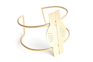 Image of Namib Brass Statement Cuff 1C13