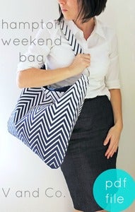 Image of hampton weekend bag- PDF file
