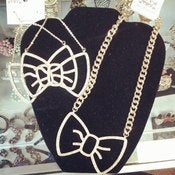 Image of Rhinestone Bow Set 