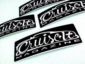 Image of Cruise It Magazine Logo~Vinyl Sticker - 2"x 6" - 1ea