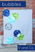 Image of bubbles quilt pattern-PAPER PATTERN