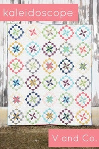 Image of kaleidoscope quilt-PAPER PATTERN