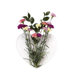Image of LARGE Queen of Hearts clear heart vase  PRE-ORDER