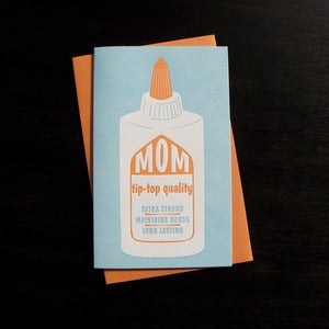 Image of 1715 - tip-top mother's day letterpress card