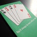 Image of 1719 - aces father's day letterpress card