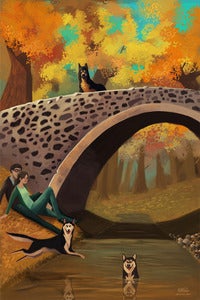 Image of "Autumn Walk" Limited Edition of 25  