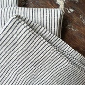 Image of Pinstripe Linen Pillowcases