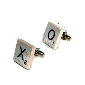 Image of The Personalized Scrabble Cufflink