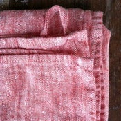 Image of Red Chambray Bath Towel
