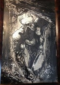 Image of SOLD Swamp Thing Original Ink Drawing 11x17