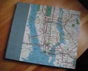 Image of Hand-bound Manhattan Map Sketchbook