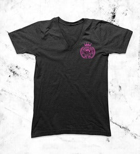 Image of Crest V-Neck Black