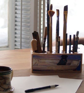 Image of Slow Boat, Black Lab Desk Caddy