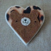 Image of leopard pudgy bear heart