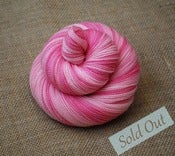 Image of English Rose -Raspberry Sock