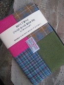 Image of Harris Tweed Colour-Block Washbag