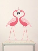 Image of Pink Flamingos Wall Decals