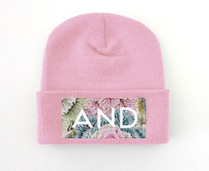 Image of Pastel Coral AND Beanie