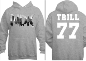 Image of NDK Trill 77 Hoody (Grey) / Inspired By Pyrex Vision / 50 Made