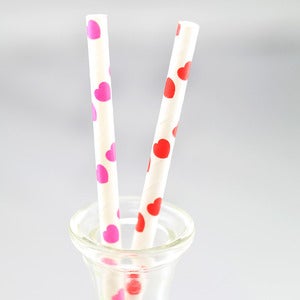 Image of You Have My Heart Paper Straws