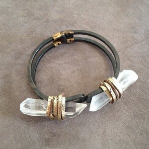 Image of OXIDIZED TWIN FLAME CUFF