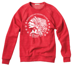 Image of EARTH DOES NOT BELONG TO MAN (FLEECE)