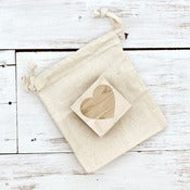 Image of 'Heart' Wooden Stamp