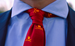 Image of Skull Knit Tie Burgundy