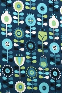 Image of Scandinavian Flowers organic jersey (by the half metre)