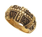 Image of DOMED BLING ring