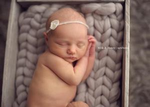 Image of Silver Big Bump Blanket *Devoted Knits Original*