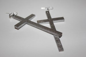 Image of SMALL CROSSES - Silver